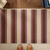 Qfdian  Absorbs Dirt Entrance Rug Door Mat Hallway Mat PVC Doormat Cuttable Entrance Rug Hallway Mat