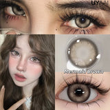 2pcs/pair Yearly Colored Contact Lenses Natural Green Lens Fashion Pupils Beauty gray Contact Lenses for Eyes