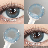 Qfdian 1 Pair Brown color Contact Lenses for Eyes Blue Lenses Gray contact Lenses eye makeup Eye Cosmetics
