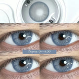 Qfdian  1 Pair/2pcs New Color contact Lenses for Bubble Series Eyes Fashion Natural gray Pupils Brown Beauty Makeup Color Lenses