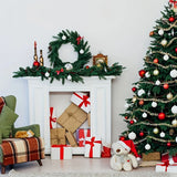 Qfdian  30 Pack Realistic Pine Branches with Lush Green Foliage for Christmas Tree Decorations Weddings Home Winter Decor