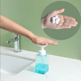 Qfdian Floral Foam Pump Bottle Refillable Flower-Shaped Liquid Hand Soap Dispenser Empty Lotion Shampoo Shower Gel Sparkling Bottle