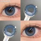 Qfdian  1 Pair Colorcon Korean Lenses Color Contact Lenses For Eyes Lenses Natural Lens Cosmetic Contact Lens Fashion Pupils