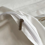 Qfdian Hotel Style Bedding Set Luxury 100% Egyptian Cotton Gold Embroidery White Duvet Cover Or Elastic Band Fitted Sheet Pillowcases