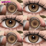 Qfdian Colorful Colored Lenses 1 Pair Blue Eye Contacts Anime Purple Lenses Korean Style y2k Colorcon Pink Cosmetic Color Lenses