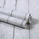 Qfdian 40CM X 1M Thickened Anti Fouling Waterproof Wood Grain Self-adhesive PVC Modern Furniture Decorative Wallpaper