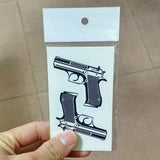 Qfdian  Waterproof Temporary Tattoo sticker Biological hazard  Biohazard danger peace day tatto flash tatoo fake tattoos for men women