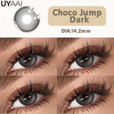 Qfdian  NEW Color Contact Lenses For Eyes Beauty Color Contact Cosmetic Beauty Natural Color Pupils Black Lens Big Eyes Green lens