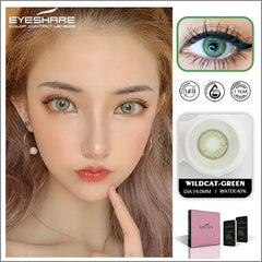 EYESHARE Natural Contact Lenses 1Pair Blue Lenses Colored Contacts Lenses for Eyes Yearly Eye Color Lens Cosmetic Makeup Lenses