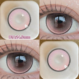 Qfdian  2pcs Myopia Color Contact Lenses for Eyes with Prescription Beauty Pupils Makeup Eye Color Lenses Fashion Blue Lenses