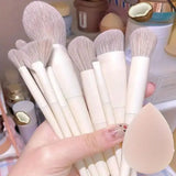 Qfdian Makeup Brush Set Soft Fluffy Professiona Cosmetic Foundation Powder Eyeshadow Kabuki Blending Make Up Brush Beauty Tool Makeup