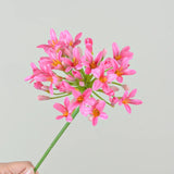 Qfdian  Luxury African agapanthus branch home table decoration silk artificial flowers Photo props hotel decor flores artificiales