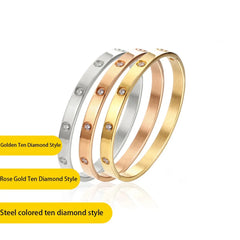 Stainless Steel Bracelet Women's Bracelet Fashion Jewelry Charm Jewelry Accessories Crystal Bracelet