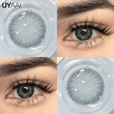 Qfdian  NEW Cleopatra Series Contact Lenses Cosmetics Eye Color Lenses Woman Accesories Black Lens Makeup Beauty Brown Lenses