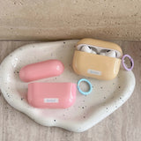 Qfdian Summer pure color headset case for apple airpods 2 1 2nd 3 charging box fundas for airpod pro 5 colors ins yellow green blue