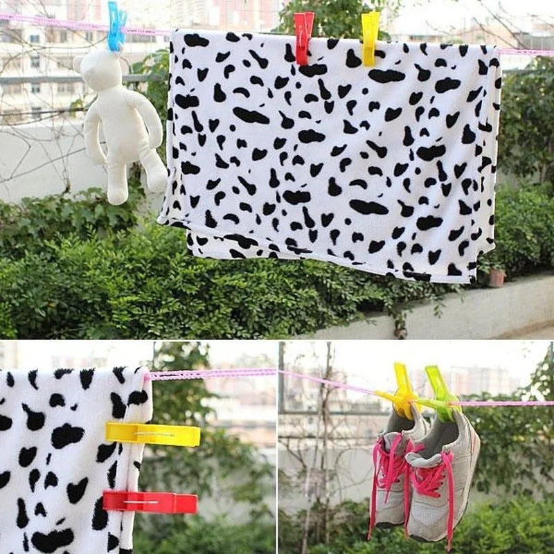 Qfdian 4pcs /set ABS Beach Towel Clips, Large Plastic Windproof Clothes Hanging Peg Quilt Clamp Holder for Beach Chair