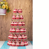 Qfdian  Acrylic 6-layer Cake Rack, Party Small Cake Storage Rack, Home Decoration, Party Decoration, Halloween And Christmas Decoration