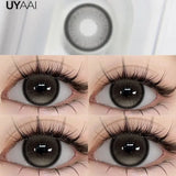 Qfdian  Beauty Color Contact Lenses Makeup Blue Lens Black Big Eye Lenses Color Contact Lenses Brown Natural Contact Lenses