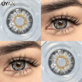 Qfdian  NEW Cleopatra Series Contact Lenses Cosmetics Eye Color Lenses Woman Accesories Black Lens Makeup Beauty Brown Lenses