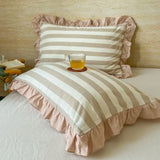 Qfdian  Cotton Lace Pillow Cover One Pair 48x74cm Pillow Core Inner Liner Washable Bedroom Decoration Pillow Case Bedding Accessories