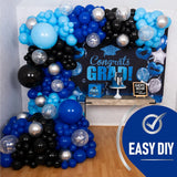 Qfdian  112Pcs Royal Blue Balloon Arch Garland Kit Graduation Decor Boy Birthday Party Ballon Arch Baby Shower Decoration Wedding Globos