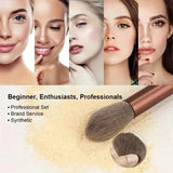 Qfdian Makeup Brush Set Soft Fluffy Professiona Cosmetic Foundation Powder Eyeshadow Kabuki Blending Make Up Brush Beauty Tool Makeup