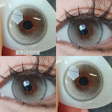 Qfdian  Daily Disposable 10PCS Colored Contact Lenses for Eyes Myopia Lens Beauty Pupils Eye Lenses Fashion Blue Purple Lenses