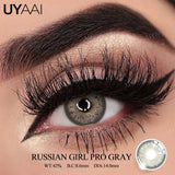 Qfdian  Colored Contact Lens NEW Twilight Series Cosmetics Natual Black Lens Woman Makeup Green Pupils Beauty Blue Contacts Lenses