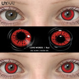Qfdian  Cosplay Lenses Makeup Colored Pupil White Lenses Hallowen Contact Lenses Cosmetics Eye Contacts Black Lens Women Cosplay