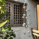 Qfdian  Retro Disco Balls Wind Chimes Pendant Rainbow Maker  Room Decor Party Holiday Home Decoration Hanging Handicrafts Interior Decor