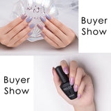 Qfdian  15ml 334 Blue Pink Colors Nail Gel Polish Soak Off UV LED Nail Lacquer Varnish Semi Permanent Nail Art Gel For Nail Art