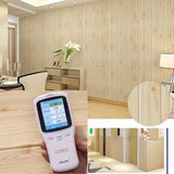 Qfdian 5pcs/10pcs 35X35cm 3D Wall Stickers DIY Wood Grain Foam Self-Adhesive Waterproof Moisture-Proof Ceiling Bedroom Wallpaper