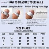 Qfdian  Handmade Fake Nails Pink Strawberry Cute Rabbit Diamond Designed Short Round Press on Nails for Women Girls Daily DIY Manicure