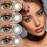 Magister Color contact lenses Gray lenses 1Pair for eyes iris-inspired Colored Lenses Yearly Circle lenses