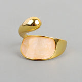 Gold Silver Color Minimalist Irregular Rings for Women Couples Vintage Jewelry Simple Open Ring Best Gift