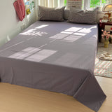 Qfdian  Simple Floral Bedding Set Korean Style Soft Bed Sheet Set Queen King Size Quilt Cover Set No Filling With Pillowcase