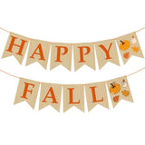 Qfdian  Halloween Decorations - Happy Halloween Banner HALLOWEEN Party Decorations for Indoor Outdoor - Trunk or Treat Backdrop Garland