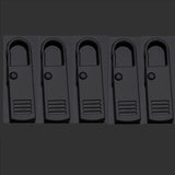 Qfdian 5/10PCS Instant Zipper Universal Instant Fix Zipper Repair Kit Replacement Zip Slider Teeth Rescue New Design For DIY Sewing