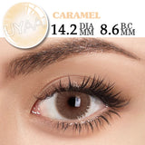 Qfdian  Color Contact Lenses Beauty Blue Lens Makeup Colorcon Fashion Natural Black Eyes Lens Natural Brown Lenses Fashion Lens