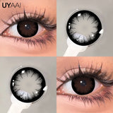Qfdian  Color Contact Lenses Black Lens For Eye Cosmetic Woman accesories Blue Eyes Contact Makeup Beauty Colorcon Water Light