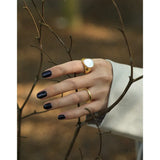 Trendy Shell Geometry Rings For Women Simple Vintage Silver Color Elegant Wedding Party Jewelry  Accessories Gift