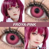 Qfdian  Cosplay VAMPIRE Contact Lenses for Halloween Eyes Lens Strange Colored Contacts Lens Blind Black Mesh White Cosplay Len