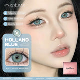 Qfdian Colorful Contact Lenses for Eyes 1pair Fashion Blue Eye Contacts Brown Lenses Gray Pupils Yearly Cosmetic Green Lenses