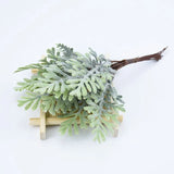 Qfdian  Artificial Plastic Water Grass Christmas Scrapbooking Flowers for Home Room Decor Wedding Party Fake Plants Gifts Box Diy Wreath