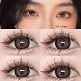 Qfdian 1 Pair Natural Colored Lenses for Eyes withchron baby Black Eyes Contacts Lens Beauty Pupil Yearly Use Fast Shipping