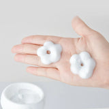 Qfdian Floral Foam Pump Bottle Refillable Flower-Shaped Liquid Hand Soap Dispenser Empty Lotion Shampoo Shower Gel Sparkling Bottle