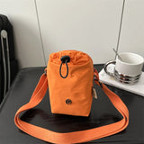 Qfdian  Streetwear Casual Simple Mini Cellphone Bags Y2k Aesthetic Fashion Trendy Shoulder Bag Women Vintage Pleated Handbags Crossbody