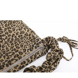 Qfdian Grunge Harajuku Leopard Shoulder Bags Luxury Design All Match Crossbody Bag Trend Casual Vintage Ins Women's Handbags Streetwear