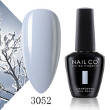 Qfdian  15ml 334 Blue Pink Colors Nail Gel Polish Soak Off UV LED Nail Lacquer Varnish Semi Permanent Nail Art Gel For Nail Art