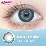 Qfdian  1Pair Fashion Big Lenses Colored Contact Lenses for Eyes Beauty Blue Eyes Lenses Natural Green Brown Grey Lens